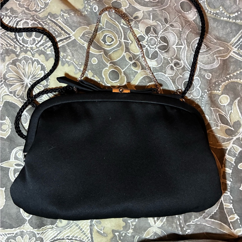 Kate Landry Black Evening Bag